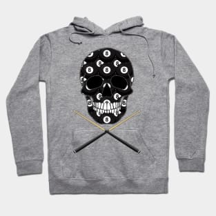 Skull with Cues Hoodie